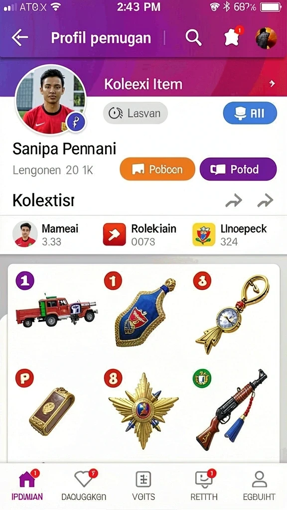 putarmega - Layar leaderboard yang penuh semangat kompetisi.