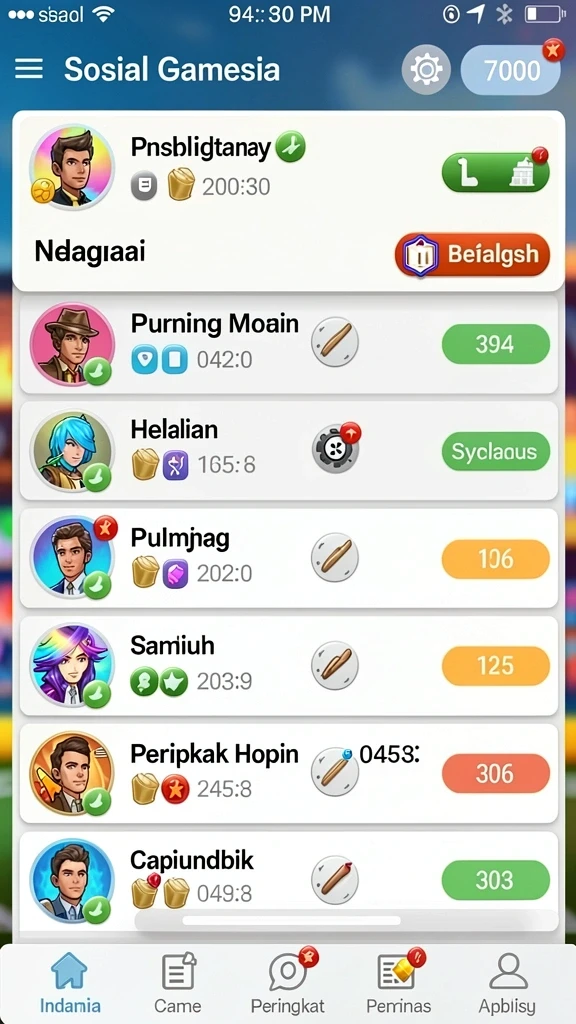 sarang777 - Screenshot menampilkan grafik yang menawan dari karakter dalam game.